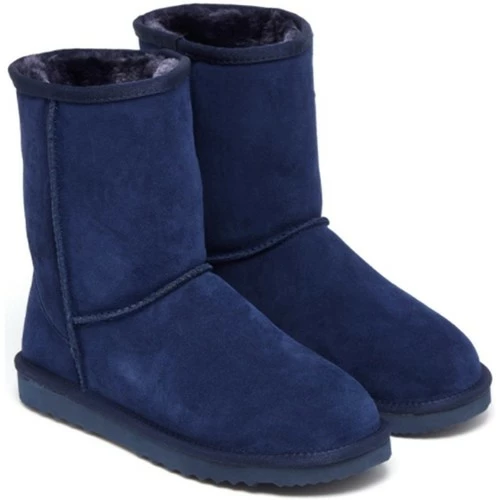 Carla Samuel Bottines fourrées en cuir nubuck Amandine for Bottines / Boots Couleur Bleu – Image 2