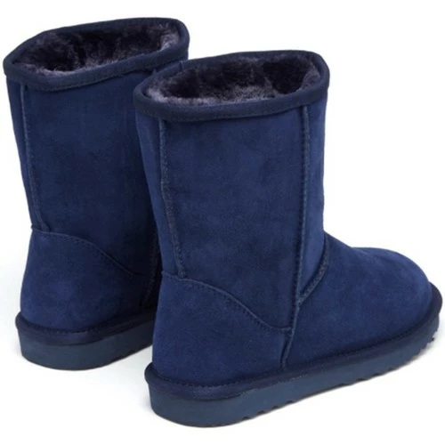 Carla Samuel Bottines fourrées en cuir nubuck Amandine for Bottines / Boots Couleur Bleu – Image 3