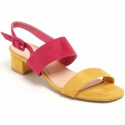 Carla Samuel 77-78 for Sandales et Nu-pieds Couleur Jaune