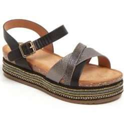 Carla Samuel 2955 for Sandales et Nu-pieds Couleur Noir