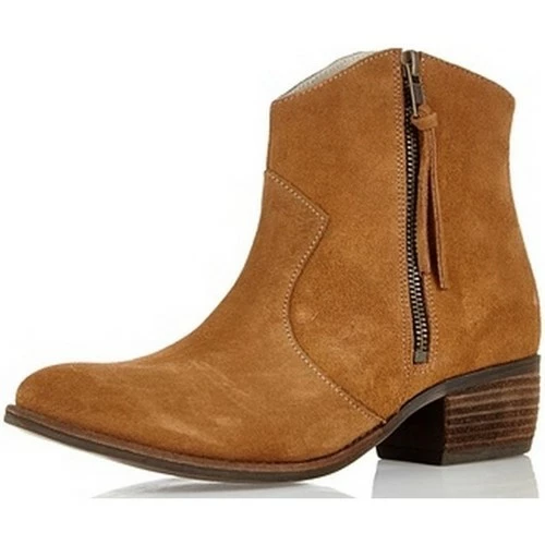 Carla Samuel 1097 VELOUR for Bottines / Boots Couleur Tabac