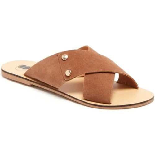 Carla Samuel SHANA for Sandales et Nu-pieds Couleur Tabac