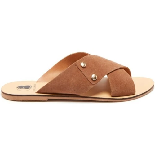 Carla Samuel SHANA for Sandales et Nu-pieds Couleur Tabac – Image 2