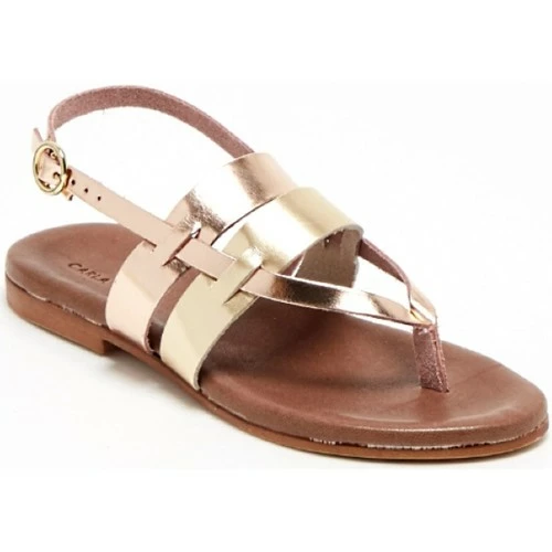 Carla Samuel LUCIA for Sandales et Nu-pieds Couleur Cuivre clair