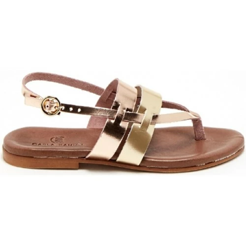 Carla Samuel LUCIA for Sandales et Nu-pieds Couleur Cuivre clair – Image 2