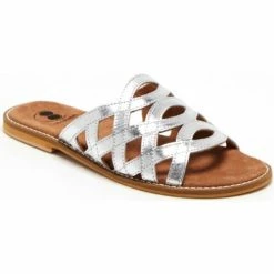 Carla Samuel ARANCCIA for Sandales et Nu-pieds Couleur Argent