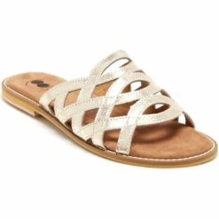 Carla Samuel ARANCCIA for Sandales et Nu-pieds Couleur Doré