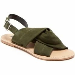 Carla Samuel DEBORAH for Sandales et Nu-pieds Couleur Vert kaki