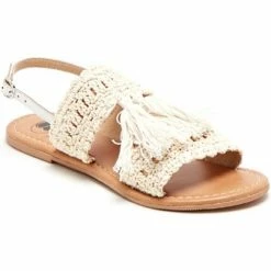 Carla Samuel ERINA for Sandales et Nu-pieds Couleur Blanc cassé