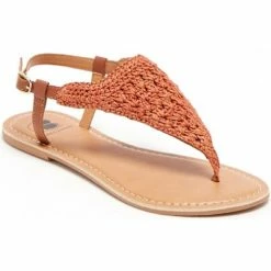 Carla Samuel CHIARA for Sandales et Nu-pieds Couleur Caramel