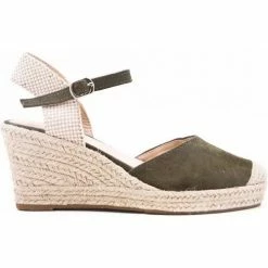 Carla Samuel CONSTANCE for Espadrilles Couleur Vert kaki
