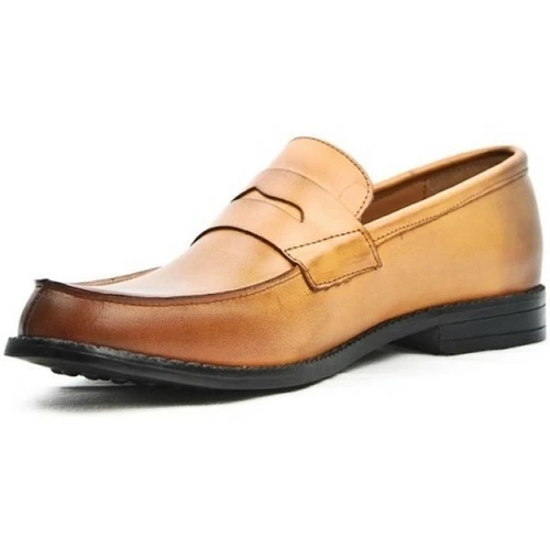 Carla Samuel PIERLUIGI for Mocassins & Chaussures bateau Couleur Caramel – Image 2