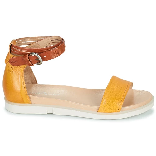 Dream in Green IRVANI for Sandales et Nu-pieds Couleur Jaune – Image 2