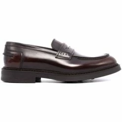 Doucal's DU2726BRUGUF007-MARRONE for Mocassins & Chaussures bateau Couleur Marron