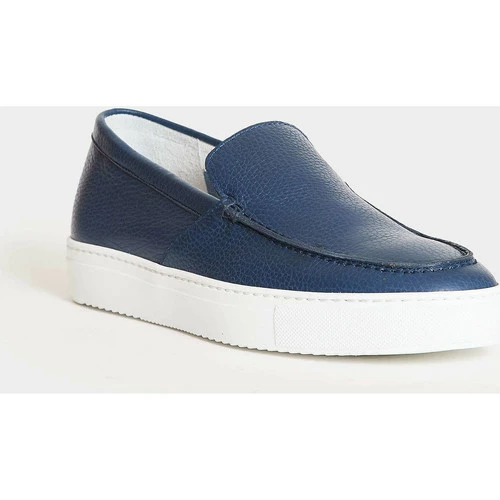 Doucal's for Mocassins & Chaussures bateau Couleur Bleu – Image 2