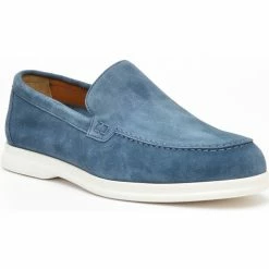 Doucal's for Mocassins & Chaussures bateau Couleur Bleu