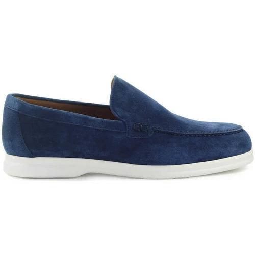 Doucal's Mocassin for Mocassins & Chaussures bateau Couleur Bleu – Image 2