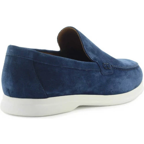Doucal's Mocassin for Mocassins & Chaussures bateau Couleur Bleu – Image 3