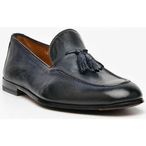 Doucal's for Mocassins & Chaussures bateau Couleur Bleu