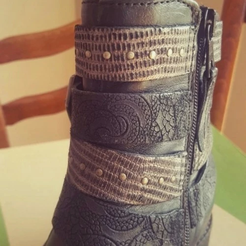 Dream in Green Boots Dream in Green for Bottines / Boots Couleur Noir – Image 2